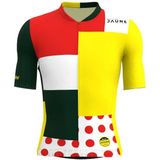 Santini Maillot Jaune Official Jersey Fietsshirt (Heren |meerkleurig)