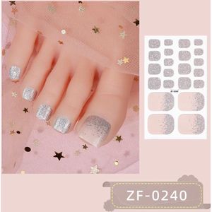 Prachtige nieuwe design NagelStickers met nagelvijlen/ 1 vel , 22 tips/ Manicure Nagel stickers / Nail stickers
