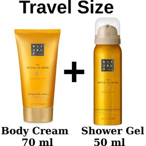 Rituals of Mehr - Travel Duo Set - Body Cream 70 ml + Travel Shower Gel 50 ml