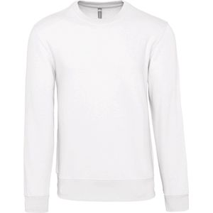 Unisex sweater met ronde hals Kariban Wit - XL