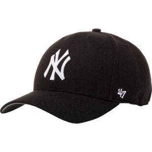47 Brand New York Yankees Cold Zone '47 B-CLZOE17WBP-BK, Mannen, Zwart, Pet, maat: One size