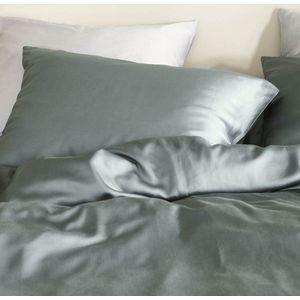 KOALA HUG Kussensloop 100% Tencel Lyocell satijn, woud groen 60x70 – Anti-allergie, Hypoallergeen | Temperatuurregulerend | Zacht voor huid & haar | 100% Plantaardig | Plasticvrij