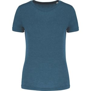 PROACT® Damessport-T-shirt triblend met ronde hals PA4021 - Duck Blue Heather - XXL