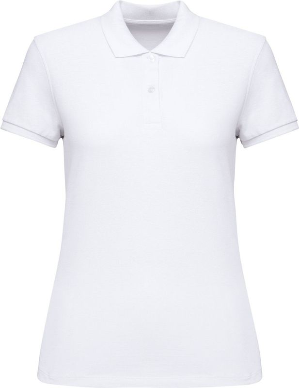 Native Spirit - Damespoloshirt - Gewassen Piqué - 100% Biologisch Katoen - Slim Fit