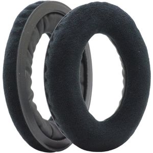 Vervangende Oorkussens voor Hoofdtelefoons - Zwart Velvet Schuim Oorkussen