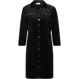 Street one - Dames jurk - Maat 34 - Vrouwen - 10001 Black - katoen
