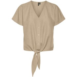 VERO MODA - VMMELONY KNOT TOP WVN EXP GA - Dames - Blouses