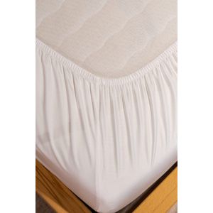 Boomba Bamboo Premium Hoeslaken voor topdekmatras 180x220 400TC wit