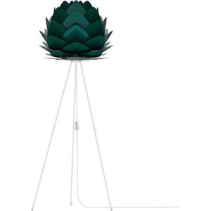 Umage Aluvia Medium vloerlamp forest green - met tripod wit - Ø 59 cm