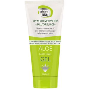 Natuurlijke Cream-Gel Aloë - hyalronzuur - D-panthenol - after sun - verkoelt en hersteld de huid 200ml