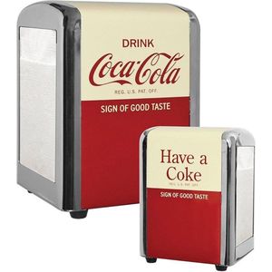 Coca-Cola Half Size Napkin Holder Sign of Good Taste