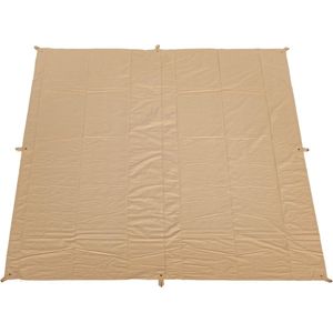 Vierkante Canvas Shelter - Waterdicht en UV-bestendig - Zandkleurig Katoen 320 g/m² - 6x6m - Ideaal voor Tuin, Camping en Evenementen