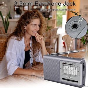 Noodradio - Solar Opwindbaar - Solar powerbank - Zonneenergie - Survival Noodpakket - Zaklamp Oplaadbaar - AM/FM - Noodrantsoen - Grijs