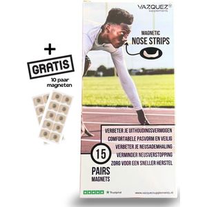 Magnetische Neusstrips - 25 paar - Magnetische Neusspreider - Neusspreider - Anti Snurk Neusspreider - Anti Snurk - Neusstrip