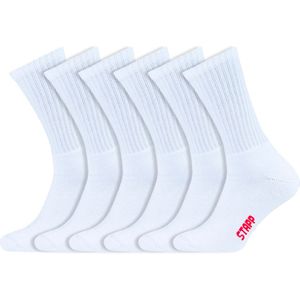 Sportsokken | Merk: Stapp Red Tennis | Kleur: Wit | Maat: 37 t/m 47 | 6 Paar