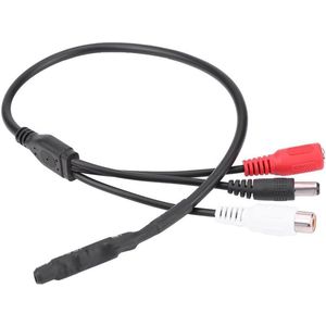 High Sensitive Mini Microfoon voor bewakingscamera's (CCTV) AV-ingang zoals DVR VCR TV