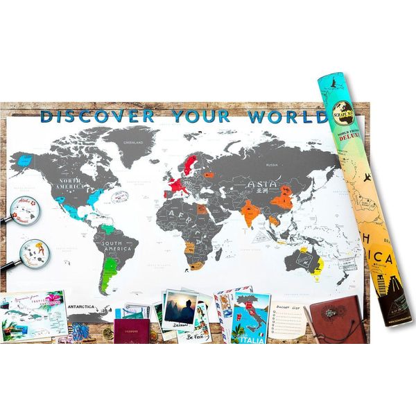 Manuscript Faculteit bericht Woody map xl kurken wereldkaart - Wandborden kopen? | o.a. Whitheboards |  beslist.nl