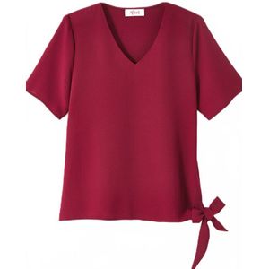 Korte blousante tuniek, effen of bedrukt