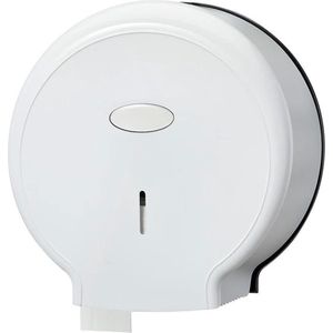 Toiletpapierrol Dispenser Punch Waterdichte Muurbevestiging - Enkele Rol Houder voor Badkamers - Wit .
