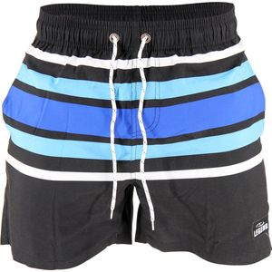 Legend Zwembroek Summer Stripes zwart M