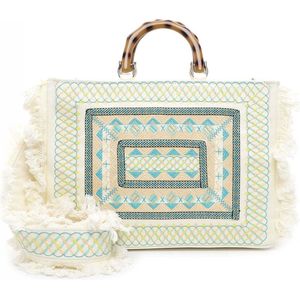 SURI FREY Schoudertas Handtas Lucy Shopper Beige Crème