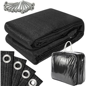 Tenttapijt Zwart 250X400cm Voortent Tapijt - Kampeertapijt -Tent Tapijt - Tenttapijt Caravan - Voortenttapijt - Gronddoek Tent