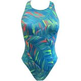 Turbo - Banano - Dames Zwempak - Zwart - 1-delig - Chloor- en UV-bestendig