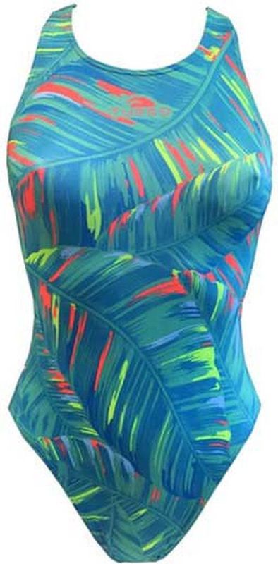 Turbo - Banano - Dames Zwempak - Zwart - 1-delig - Chloor- en UV-bestendig