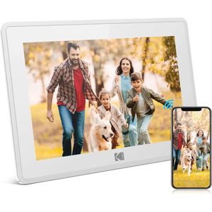 Digitale fotolijst 10 inch met WiFi, HD touchscreen en 16 GB opslag - Deel foto's en video's eenvoudig