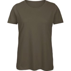 B&C Organic Cotton Inspire Crew Neck T-shirt / Woman CGTW043 - Khaki - XL