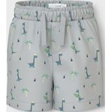 NAME IT Broek 'NMMVERYL'  navy / geel / lichtgrijs / groen