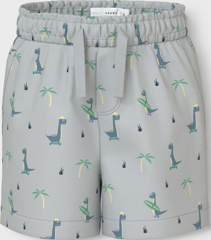 NAME IT Broek 'NMMVERYL'  navy / geel / lichtgrijs / groen