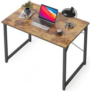 32"" computerbureau thuiskantoor laptop bureau bureau moderne eenvoudige stijl bruin
