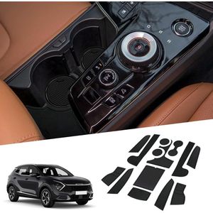 Antislipmatten voor Middenconsole - Bescherming en Grip - 14 Stuks - Rubber