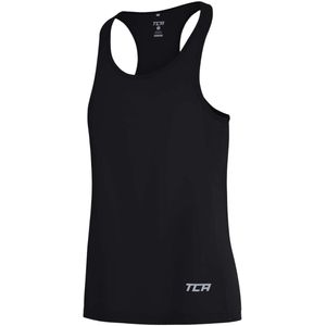 TCA Women's Workout Vest – Lightweight Sleeveless Sports Vest for Running, Training, and Fitness - Black Stealth, XS