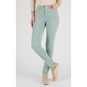 Damart - Jeans slim fit met hoge taille Perfect Fit by Damart - Dames - Groen - 40