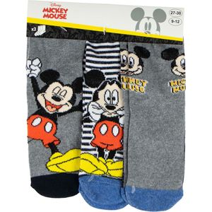 DISNEY MICKEY MOUSE SOKKEN - 3 PAAR SOKKEN - MAAT 31-34