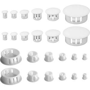 155 Plastic Drill Hole Cover Caps - Furniture Pressing Cover for Lock Hole Tube