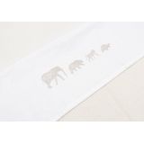 Jollein Baby Laken Wieg 75x100cm Animals - Nougat