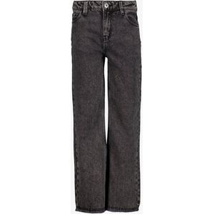 TwoDay meisjes jeans met strikje donkergrijs - Maat 134