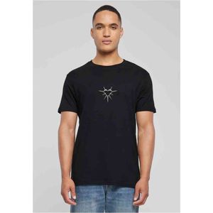 Mister Tee - Spike Heart EMB Heren T-shirt - XL - Zwart
