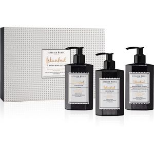 Atelier Rebul Istanbul - XL Bad & Body Geschenkset - Handzeep + Douchegel + Hand & Body Lotion (400ml) - Houtige & Kruidige geur