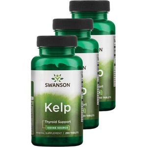 Swanson | Kelp | 250 Tabletten | 3 stuks | 3 x 250 tabletten