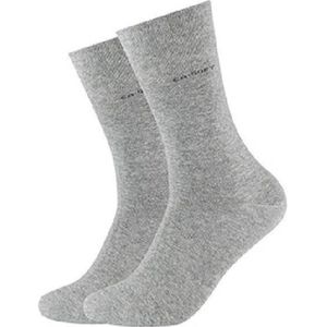 Camano Ca-Soft sokken unisex 2 PACK 47-49 L. grijs mel. naadloos zonder knellende elastiek