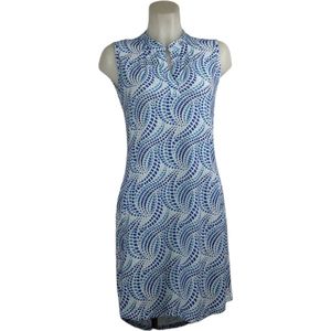 Angelle Milan – Travelkleding voor dames – Mouwloze Lichtblauwe Jurk – Ademend – Kreukherstellend – Duurzame jurk - In 5 maten - Maat M