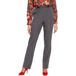 Kreukbestendige broek met semi-elastische tailleband