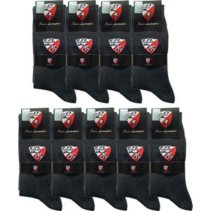 Lamborghini Originals - sokken - 9 paar - maat 39-42 - antraciet - sokken heren - Cadeau