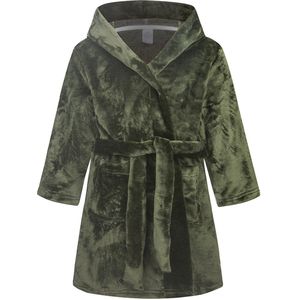 Badjassen voor meisjes - Warme effen winterbadjassen - Vlamvertragende stof - Flanellen badjassen voor kinderen - Dubbelzijdige fleece badjassen met capuchon en zakken - Badjassen met capuchon voor jongens - Pyjamacadeaus - Huiskleding - 120#