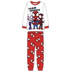 Spidey - Pyjama - Wit - 100% Katoen