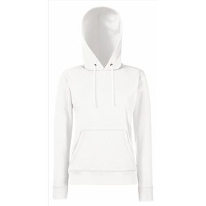 Fruit of the Loom - Lady-Fit Classic Hoodie - Wit - XL
